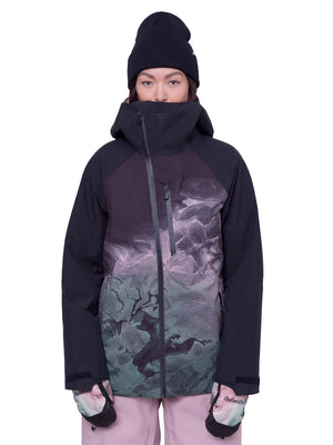 
                  
                    Load image into Gallery viewer, 686 WOMENS HYDRA INSULATED SNOWBOARD JACKET - BLACK CLOUDBREAK - 2024 BLACK CLOUDBREAK SNOWBOARD JACKETS
                  
                
