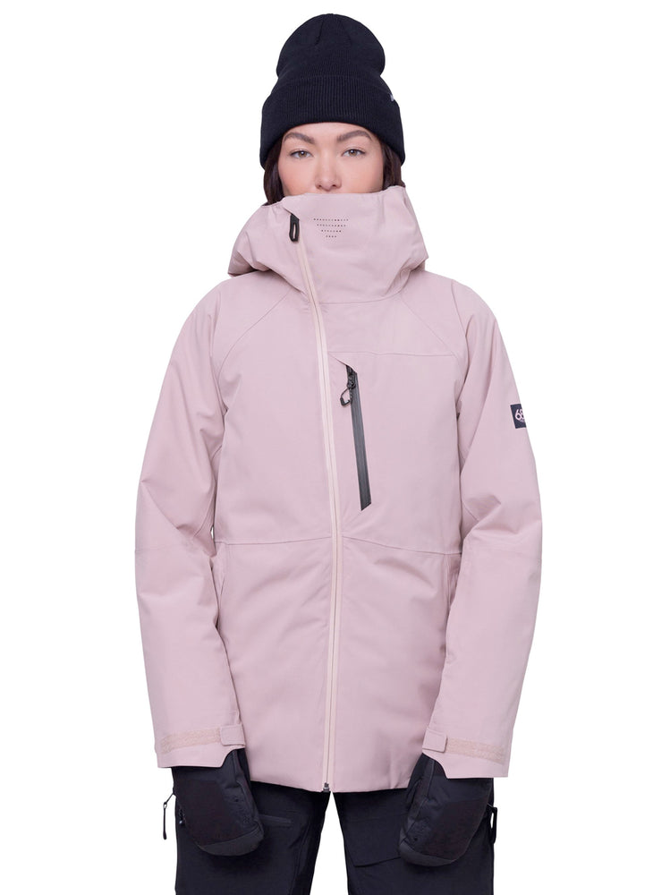 
                  
                    Load image into Gallery viewer, 686 WOMENS HYDRA INSULATED SNOWBOARD JACKET - DUSTY MAUVE - 2024 DUSTY MAUVE SNOWBOARD JACKETS
                  
                
