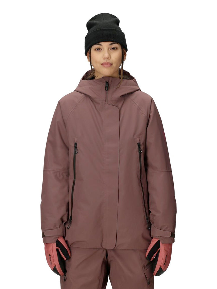 686 WOMENS WHISPER INSULATED SNOWBOARD JACKET - PEPPERCORN - 2026 PEPPERCORN SNOWBOARD JACKETS