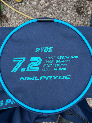 
                  
                    Load image into Gallery viewer, 2024 Neilpryde Ryde 7.2 m2 Used windsurfing sails
                  
                