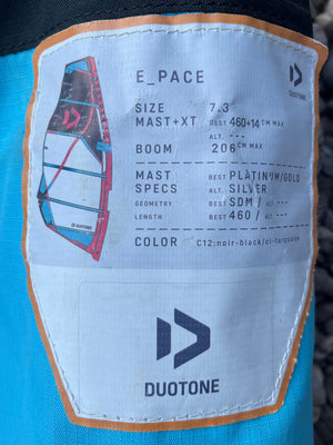 
                  
                    Load image into Gallery viewer, 2022 Duotone E Pace 7.3 m2 Used windsurfing sails
                  
                