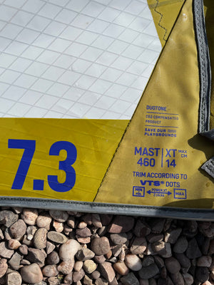 
                  
                    Load image into Gallery viewer, 2025 Duotone E Pace SLS 7.3 m2 Used windsurfing sails
                  
                