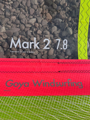 
                  
                    Load image into Gallery viewer, 2023 Goya Mark 2 pro 7.8 m2 Used windsurfing sails
                  
                