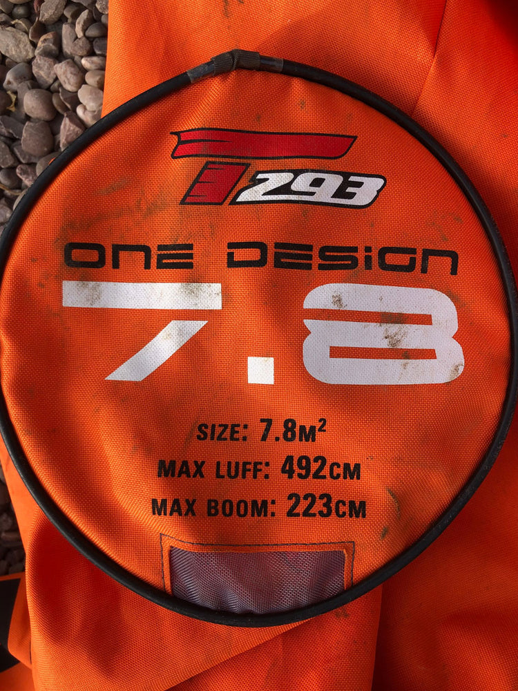 Techno One Design V2 7.8 m2 used windsurf sail Used windsurfing sails