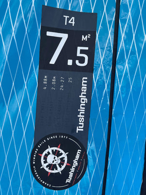 
                  
                    Load image into Gallery viewer, 2012 Tushingham T4 7.5 m2 Used windsurfing sails
                  
                