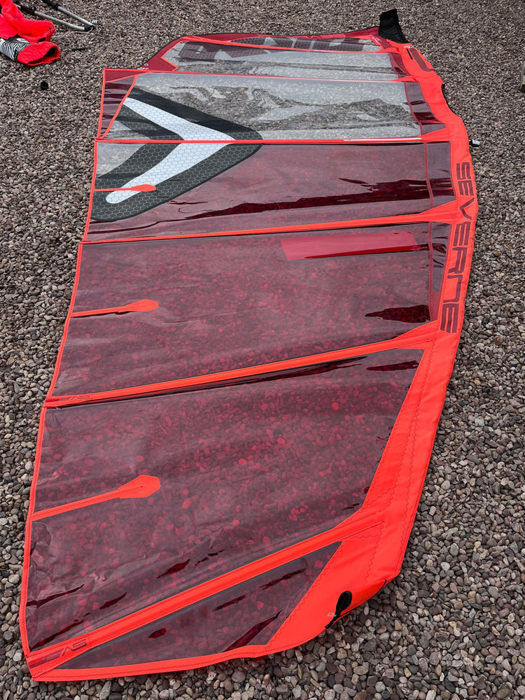 2023 Severne Turbo M4 8.1 m2 Red Used windsurfing sails