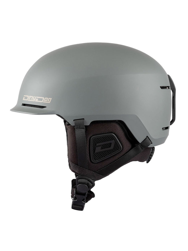 dirty dog snowboard helmet DIRTY DOG CRANK SNOWBOARD HELMET - MATTE DARK GREY