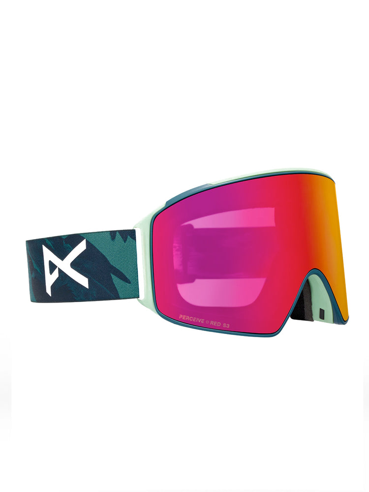 ANON M4 CYLINDRICAL SNOWBOARD GOGGLES - FAMILY TREE/SUNNY RED - 2026 FAMILY TREE SUNNY RED - CLOUDY BURST GOGGLES