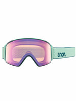 ANON M4S CYLINDRICAL SNOWBOARD GOGGLES - POWDER MINT VARIABLE GREEN - 2025 POWDER MINT VARIABLE GREEN - CLOUDY PINK GOGGLES