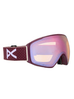 ANON M4S TORIC SNOWBOARD GOGGLES - DEEP CHERRY/CLOUDY PINK - 2026 DEEP CHERRY CLOUDY PINK - VARIABLE BLUE GOGGLES