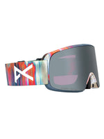 ANON M6 SNOWBOARD GOGGLES - GLITCH LINES/SUNNY ONYX - 2026 GLITCH LINES SUNNY ONYX - VARIABLE VIOLET GOGGLES
