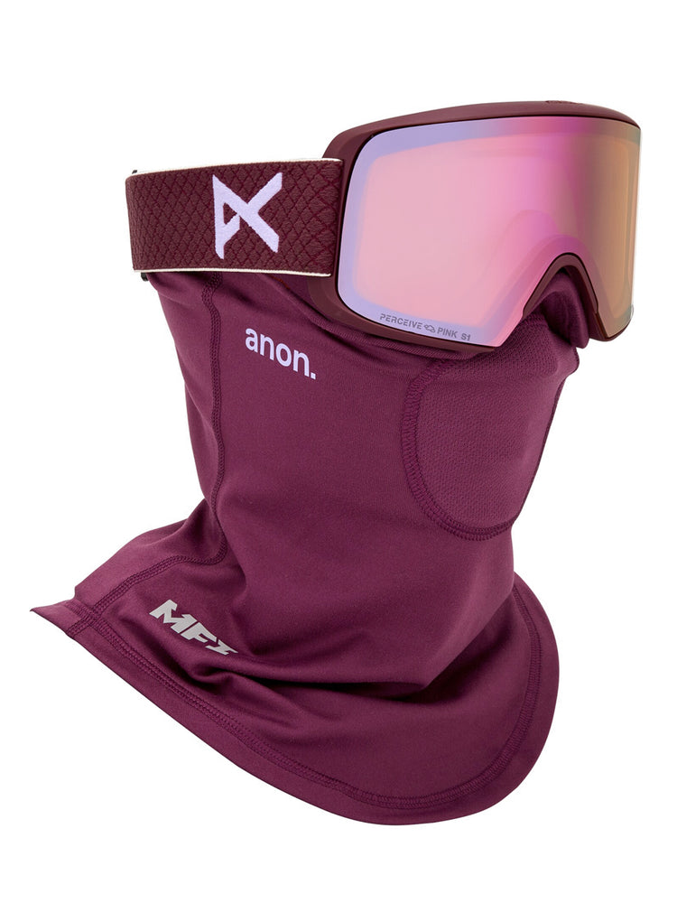 ANON M6S SNOWBOARD GOGGLES - DEEP CHERRY/CLOUDY PINK - 2026 GOGGLES