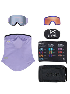 
                  
                    Load image into Gallery viewer, ANON M6S SNOWBOARD GOGGLES - HYPER LILAC/SUNNY ONYX - 2026 GOGGLES
                  
                