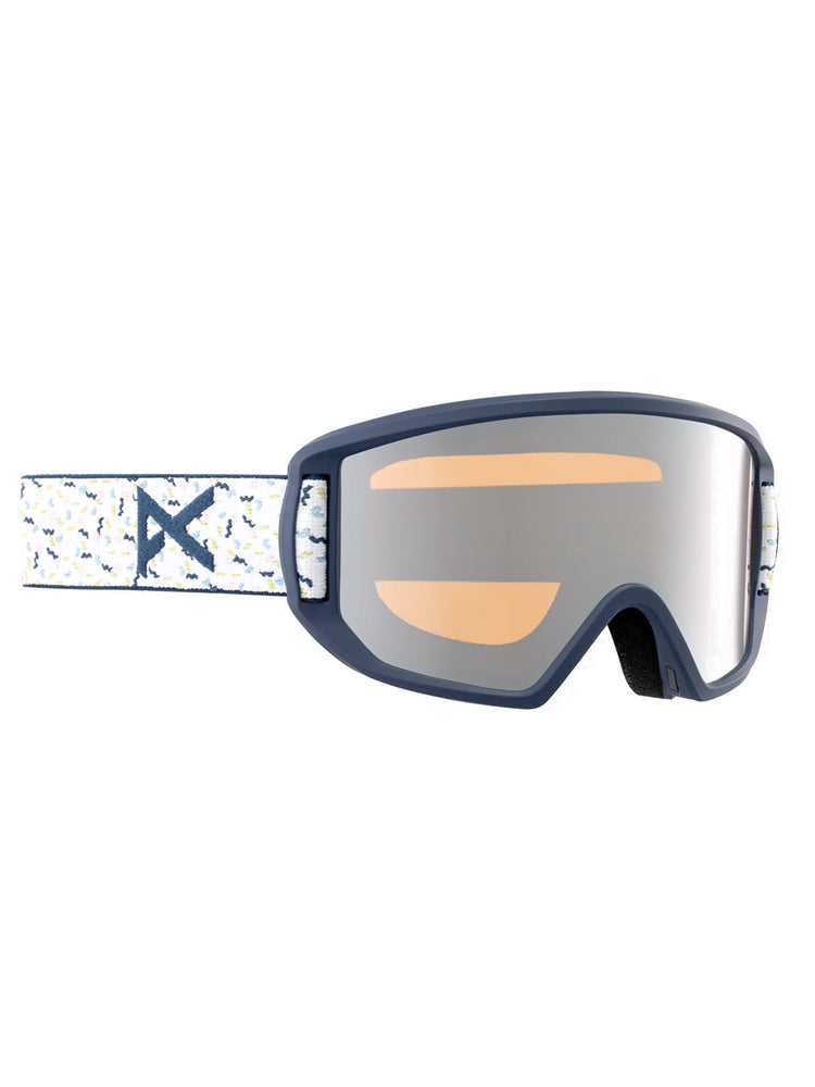 ANON RELAPSE JR INC. MFI FACEMASK SNOWBOARD GOGGLE - CONFETTI SILVER AMBER - 2024 CONFETTI SILVER AMBER GOGGLES