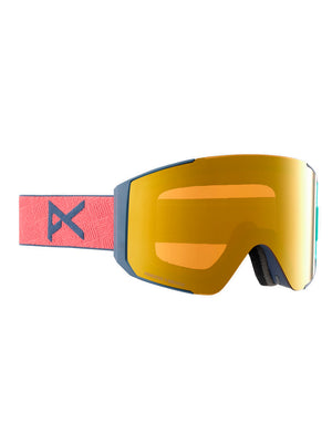 
                  
                    Load image into Gallery viewer, ANON SYNC INC. BONUS LENS SNOWBOARD GOGGLE - CORAL SUNNY BRONZE - 2024 CORAL SUNNY BRONZE GOGGLES
                  
                