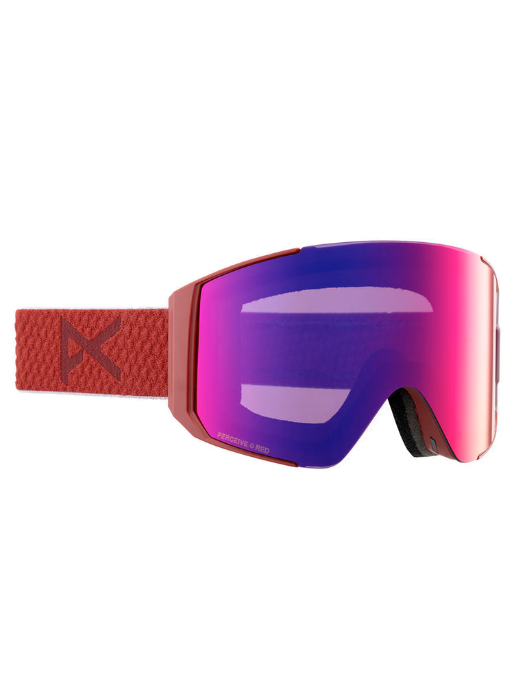 
                  
                    Load image into Gallery viewer, ANON SYNC INC. BONUS LENS SNOWBOARD GOGGLE - MARS SUNNY RED - 2024 MARS SUNNY RED GOGGLES
                  
                