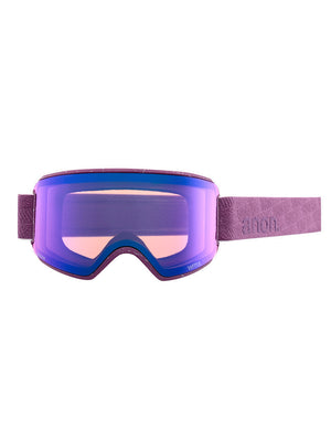 
                  
                    Load image into Gallery viewer, ANON WM3 INC. BONUS LENS AND MFI FACEMASK SNOWBOARD GOGGLE - GRAPE SUNNY ONYX - 2024 GRAPE SUNNY ONYX GOGGLES
                  
                
