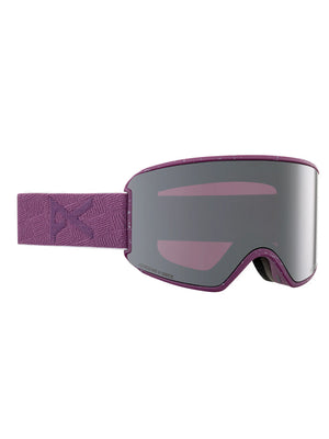 
                  
                    Load image into Gallery viewer, ANON WM3 INC. BONUS LENS AND MFI FACEMASK SNOWBOARD GOGGLE - GRAPE SUNNY ONYX - 2024 GOGGLES
                  
                