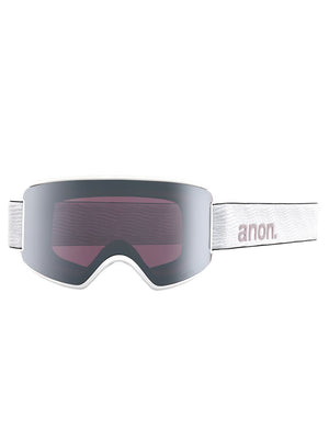 
                  
                    Load image into Gallery viewer, ANON WM3 INC. BONUS LENS AND MFI FACEMASK SNOWBOARD GOGGLE - WHITE VARIABLE VIOLET - 2024 GOGGLES
                  
                
