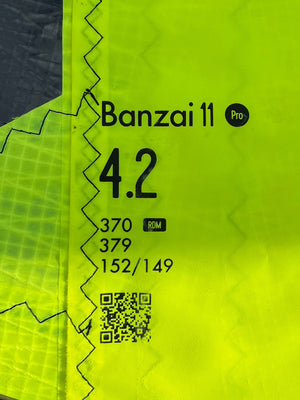 
                  
                    Load image into Gallery viewer, 2024 Goya Banzai 11 Pro 4.2 m2 Used windsurfing sails
                  
                