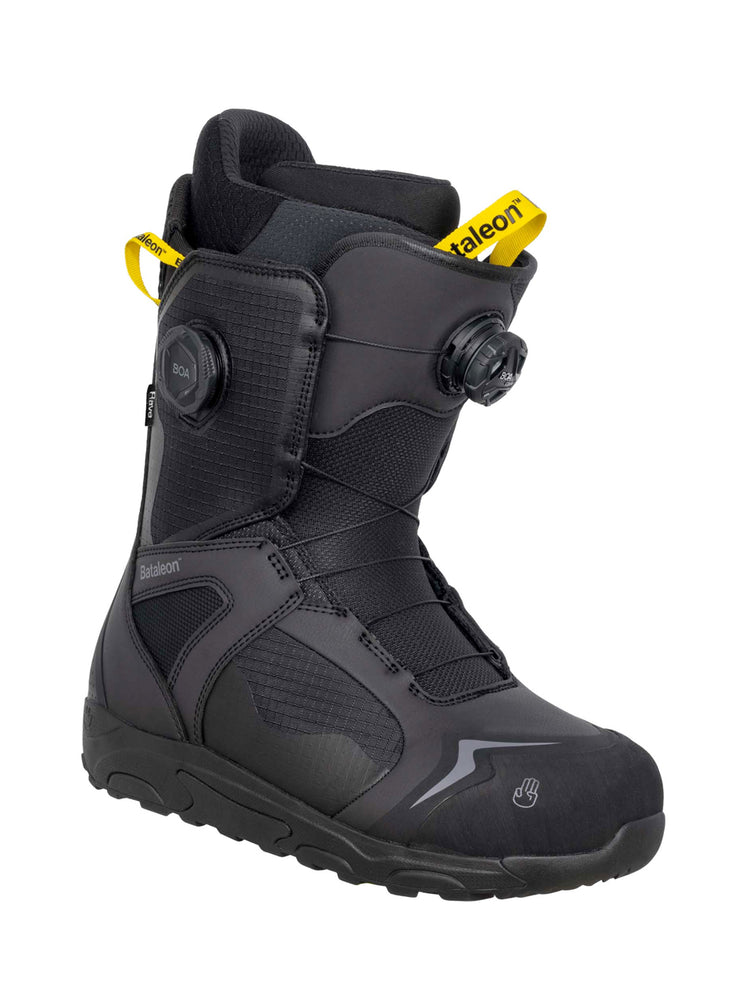 BATALEON RAVE DOUBLE BOA SNOWBOARD BOOTS - BLACK - 2026 BLACK SNOWBOARD BOOTS