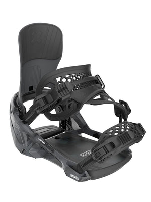 
                  
                    Load image into Gallery viewer, BENT METAL LIGHTNING SUPERMATIC SNOWBOARD BINDINGS - BLACK - 2026 BLACK SNOWBOARD BINDINGS
                  
                
