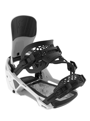 
                  
                    Load image into Gallery viewer, BENT METAL LIGHTNING SUPERMATIC SNOWBOARD BINDINGS - WHITE - 2026 WHITE SNOWBOARD BINDINGS
                  
                