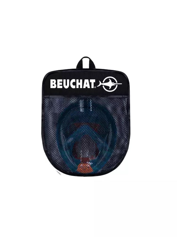 Beuchat Smile Full Face Mask with Snorkel - Blue Mask and snorkel