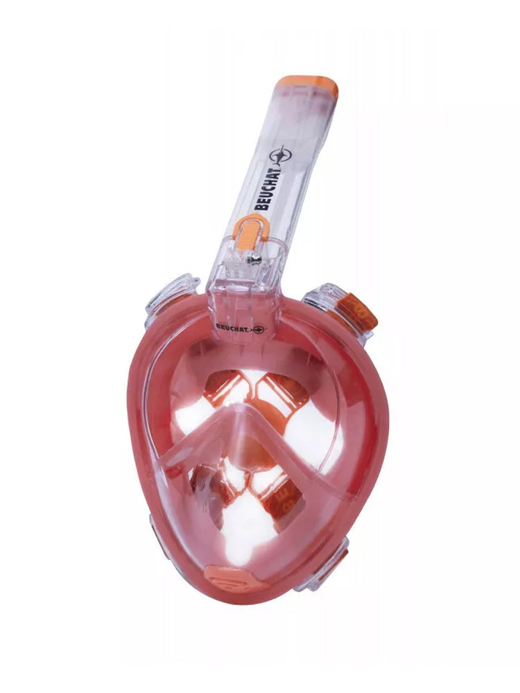 Beuchat Smile Full Face Mask with Snorkel - Coral Mask and snorkel