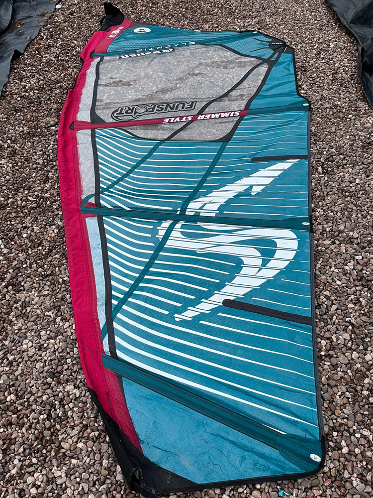 2025 Simmer Black Tip Team Edition 5.3 m2 Used windsurfing sails