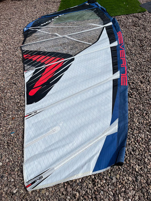
                  
                    Load image into Gallery viewer, 2023 Severne Gator 6.5 m2 blue/white Used windsurfing sails
                  
                