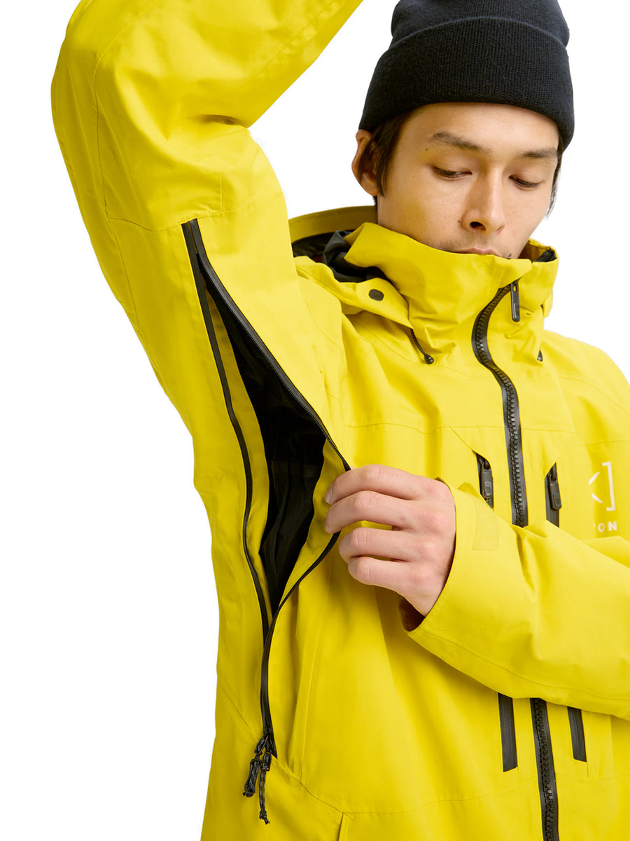 スノーボード Burton AK living lining Jacket yellow スノーボード Burton AK living lining Jacket yellow
