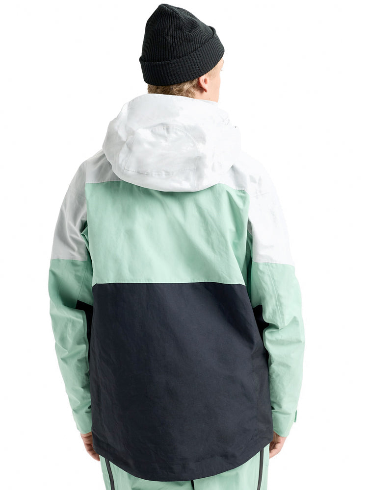 BURTON AK SWASH GORE-TEX 2L SNOWBOARD JACKET - GRAY CLOUD/SOFT SAGE - 2026 SNOWBOARD JACKETS