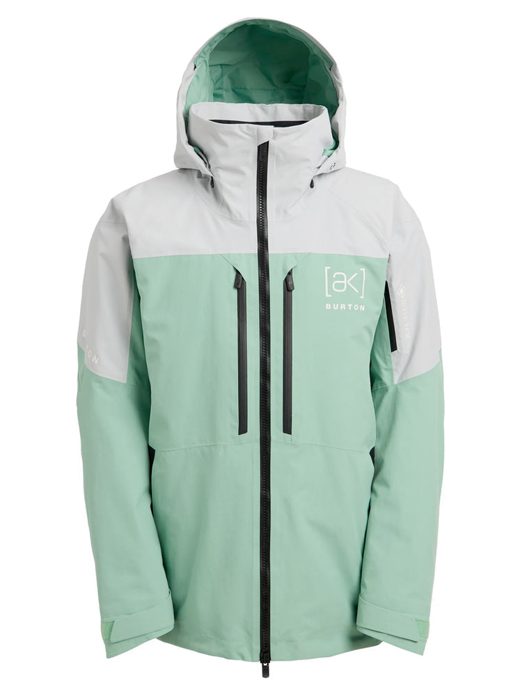 BURTON AK SWASH GORE-TEX 2L SNOWBOARD JACKET - GRAY CLOUD/SOFT SAGE - 2026 LARGE GRAY CLOUD SOFT SAGE SNOWBOARD JACKETS