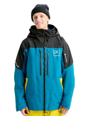 
                  
                    Load image into Gallery viewer, BURTON AK SWASH GORE-TEX 2L SNOWBOARD JACKET - TRUE BLACK/BLUE TEAL/ATOMIC YELLOW - 2026 SNOWBOARD JACKETS
                  
                