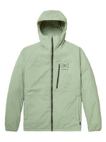 BURTON AK HELIUM HOODED STRETCH INSULATED SNOWBOARD JACKET - HEDGE GREEN - 2025 LARGE HEDGE GREEN SNOWBOARD JACKETS