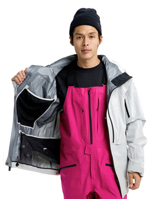 
                  
                    Load image into Gallery viewer, BURTON AK HOVER GORE-TEX C-KNIT 3L SNOWBOARD JACKET - GRAY CLOUD - 2026 SNOWBOARD JACKETS
                  
                