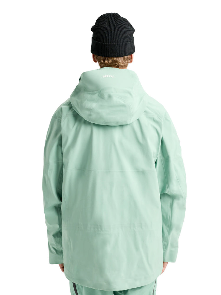 BURTON AK HOVER GORE-TEX C-KNIT 3L SNOWBOARD JACKET - SOFT SAGE - 2026 SNOWBOARD JACKETS