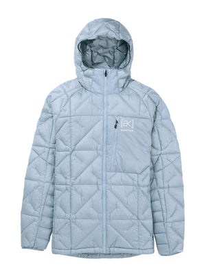 BURTON AK BAKER HOODED DOWN SNOWBOARD JACKET DUSTY BLUE 2025 BOARDWISE Boardwise