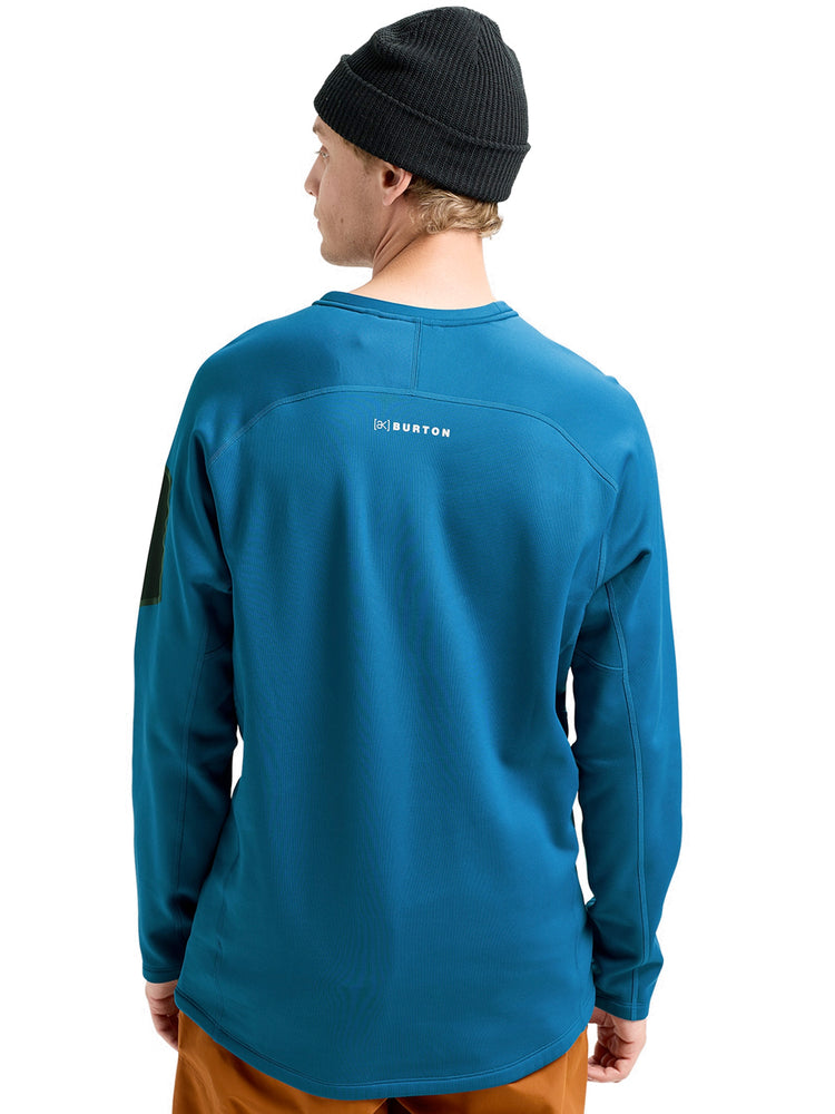 BURTON AK BAKER STRETCH CREWNECK FLEECE - BLUE TEAL - 2026 FLEECE