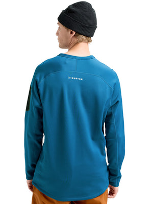 
                  
                    Load image into Gallery viewer, BURTON AK BAKER STRETCH CREWNECK FLEECE - BLUE TEAL - 2026 FLEECE
                  
                