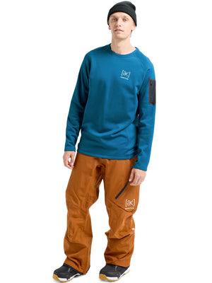 
                  
                    Load image into Gallery viewer, BURTON AK BAKER STRETCH CREWNECK FLEECE - BLUE TEAL - 2026 FLEECE
                  
                