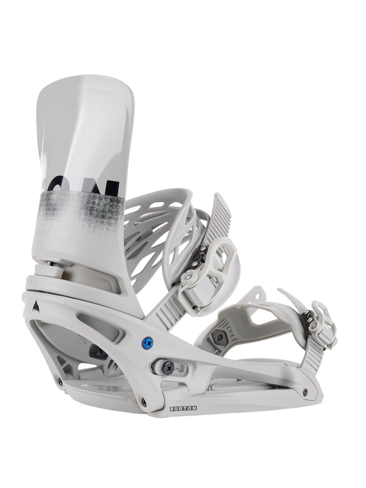 BURTON CARTEL X EST SNOWBOARD BINDINGS - GRAY LOGO - 2024 SNOWBOARD BINDINGS