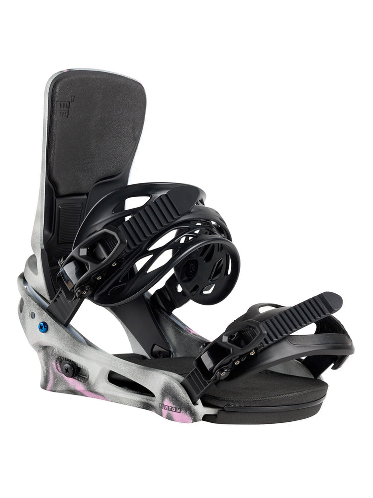 burton cartel snowboard bindings 2020 BURTON CARTEL X RE:FLEX SNOWBOARD BINDINGS - GRAY PINK