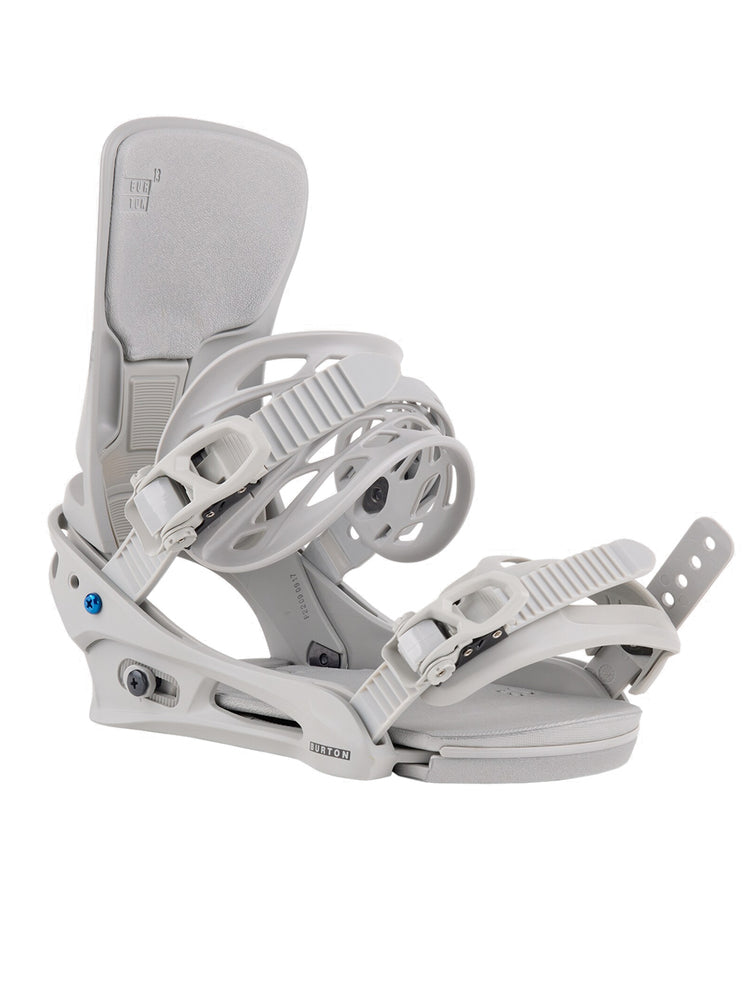 BURTON CARTEL X RE:FLEX SNOWBOARD BINDINGS - GRAY LOGO - 2024 LARGE GRAY LOGO SNOWBOARD BINDINGS