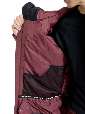 BURTON COVERT 2.0 2L SNOWBOARD JACKET - ALMANDINE - 2024 SNOWBOARD JACKETS