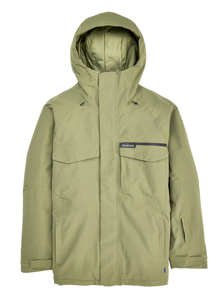 BURTON COVERT 2.0 2L SNOWBOARD JACKET - FOREST MOSS - 2025 FOREST MOSS SNOWBOARD JACKETS
