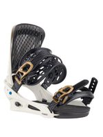 BURTON GENESIS RE:FLEX SNOWBOARD BINDINGS - WHITE GOLD - 2024 WHITE GOLD SNOWBOARD BINDINGS