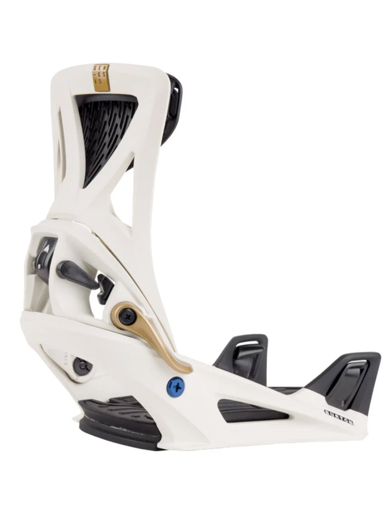 BURTON STEP ON GENESIS RE:FLEX SNOWBOARD BINDINGS - WHITE GOLD - 2024 SNOWBOARD BINDINGS