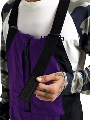 
                  
                    Load image into Gallery viewer, BURTON RESERVE GORE TEX 2L BIB SNOWBOARD PANT - PRISM VIOLET/TRUE BLACK - 2026 SNOWBOARD PANTS
                  
                
